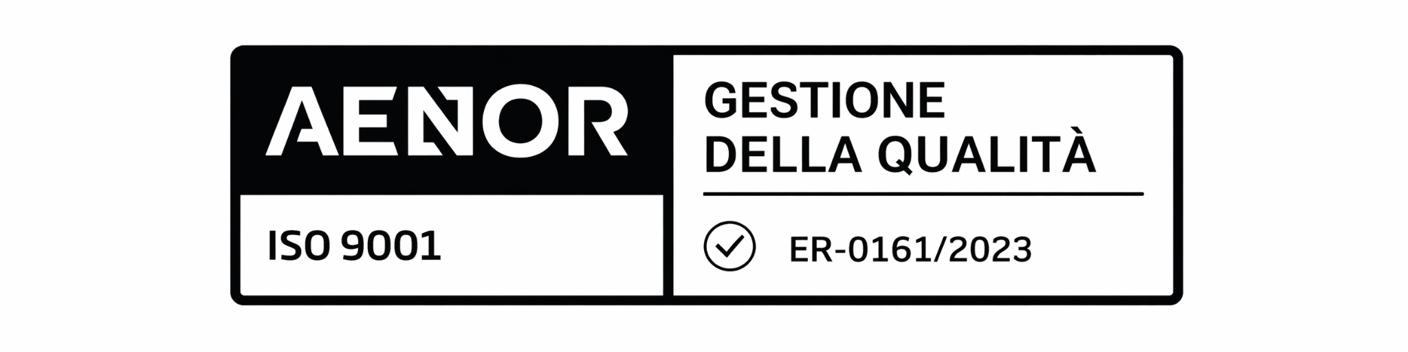 Marchio certificazione ISO 9001 AENOR Laborclinic ER-0161/2023